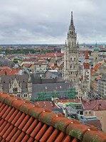 Munich - panorama Aerial view of Munich